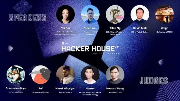 「TON Hacker House」揭晓重磅讲者名单&专业评审团,4/4 香港盛大登场