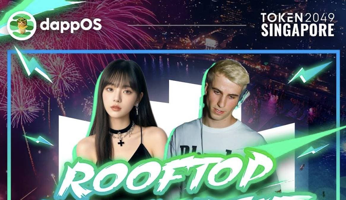 dappOS 将于9月17日、19日在新加坡举办「 Rooftop Pool Night」和「MEME Yacht Party」活动