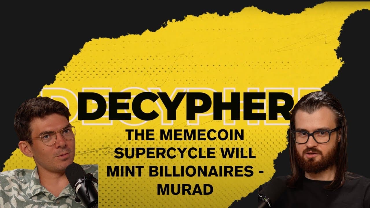 Murad 访谈:Memecoin 超级周期将造就亿万富翁
