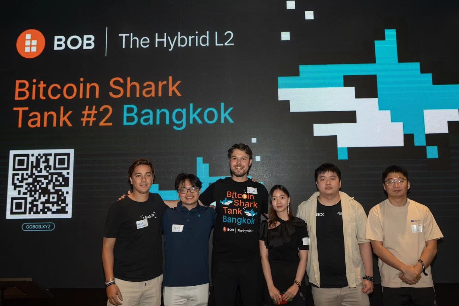 比特币 L2 BOB 在曼谷成功举办創智贏家活动 Shark Tank(第二期),Coffer Network 夺冠