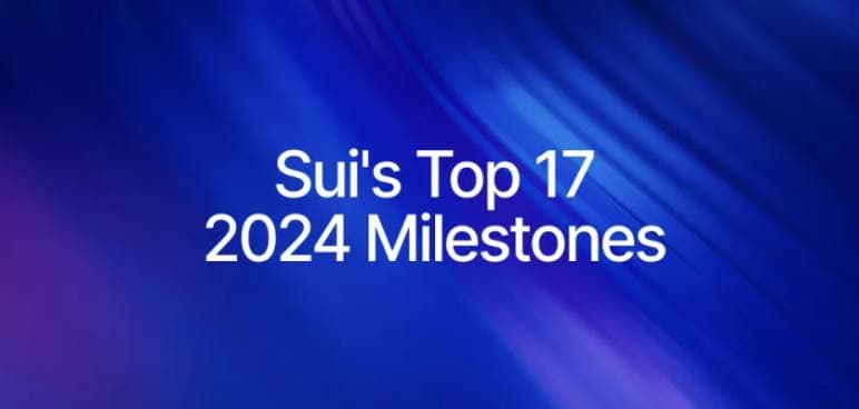 盘点 2024 年 Sui 的 17 项成就