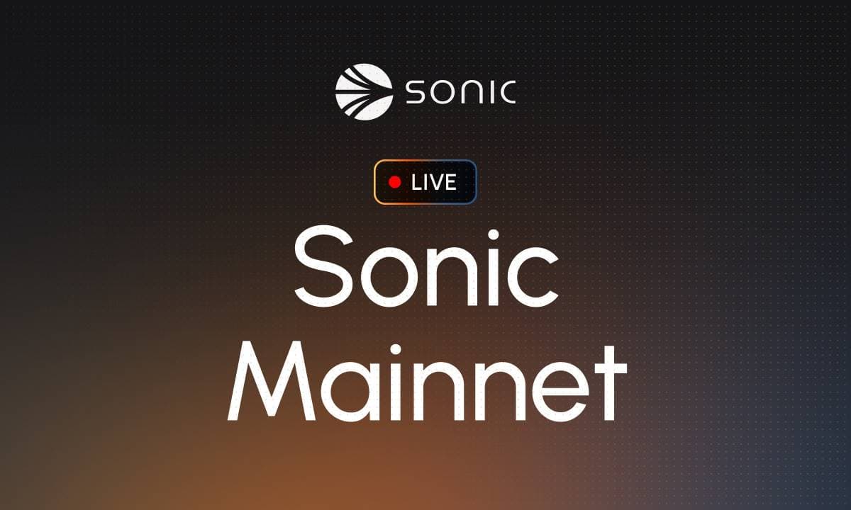 Sonic Labs 推出 Sonic 主网:兼容 EVM,每秒处理 10,000 笔交易,实现亚秒级的交易确认