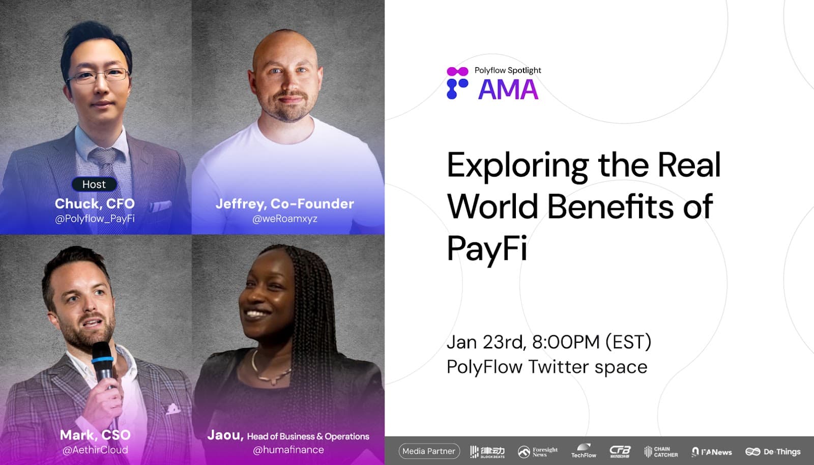 PolyFlow PayFi Spotlight AMA回顾:PayFi 与 DePIN 如何塑造未来