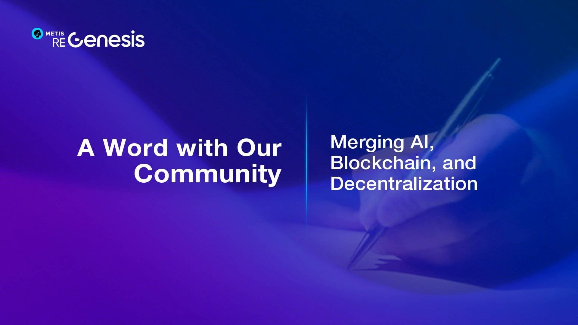 Metis ReGenesis:重塑以太坊生态,共同迎接 AI 时代