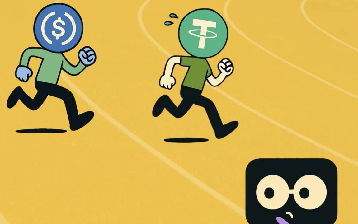 Circle 在稳定币竞赛中快速发展