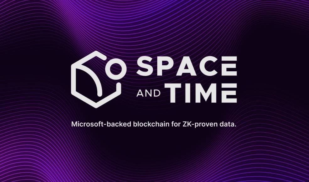 Space and Time 主网上线,推动新一代数据驱动的加密应用