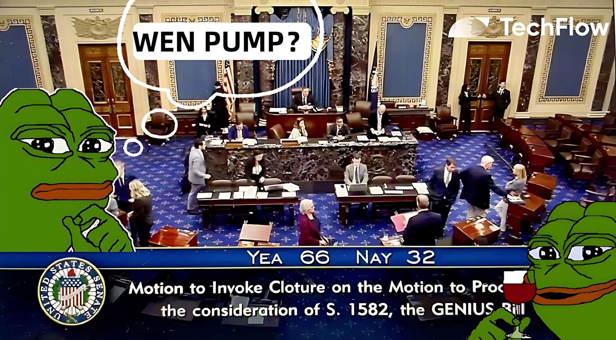 稳定币法案 GENIUS Act 投票通过,哪些加密资产会因此受益?