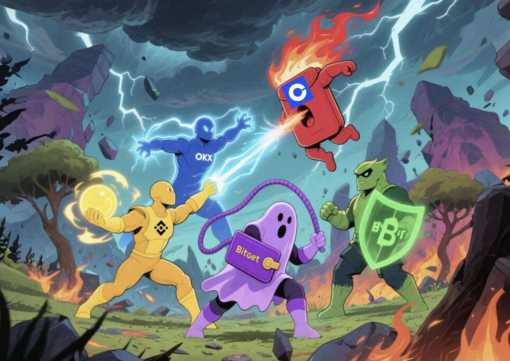 交易所钱包三国杀,谁将是最终赢家?