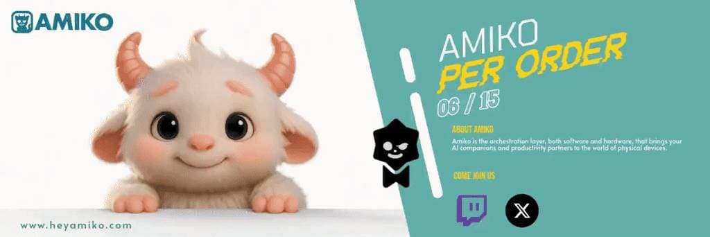 投资论点:Amiko —— 你的私人AI,由你掌控并共同进化