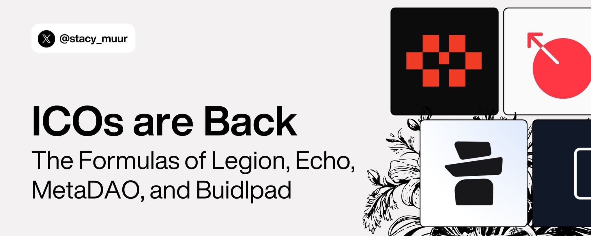 ICO 复兴:Echo、Legion 等让投机狂潮变结构化投资