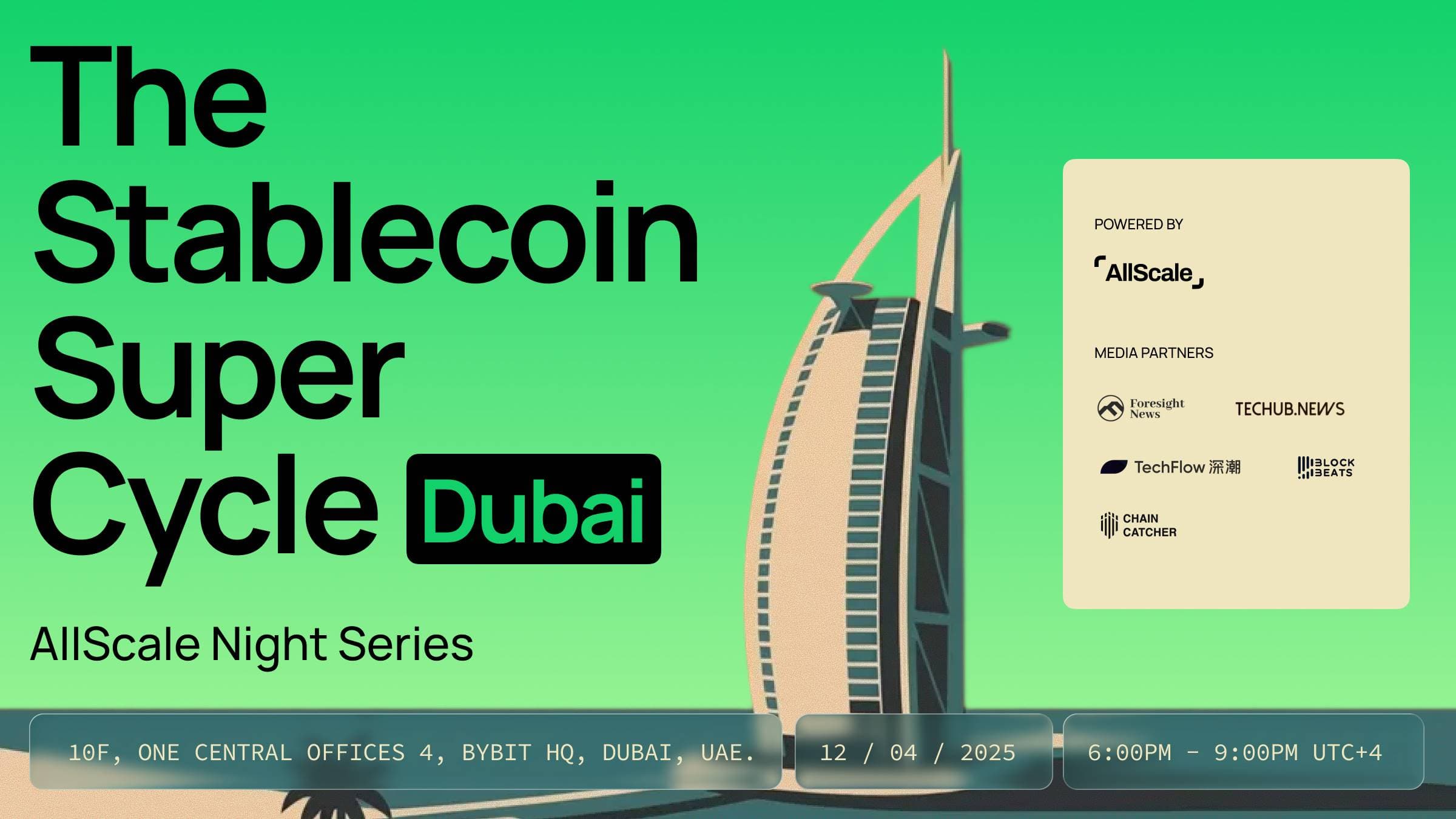 AllScale Night Series | Dubai Edition: The Stablecoin Super Cycle
