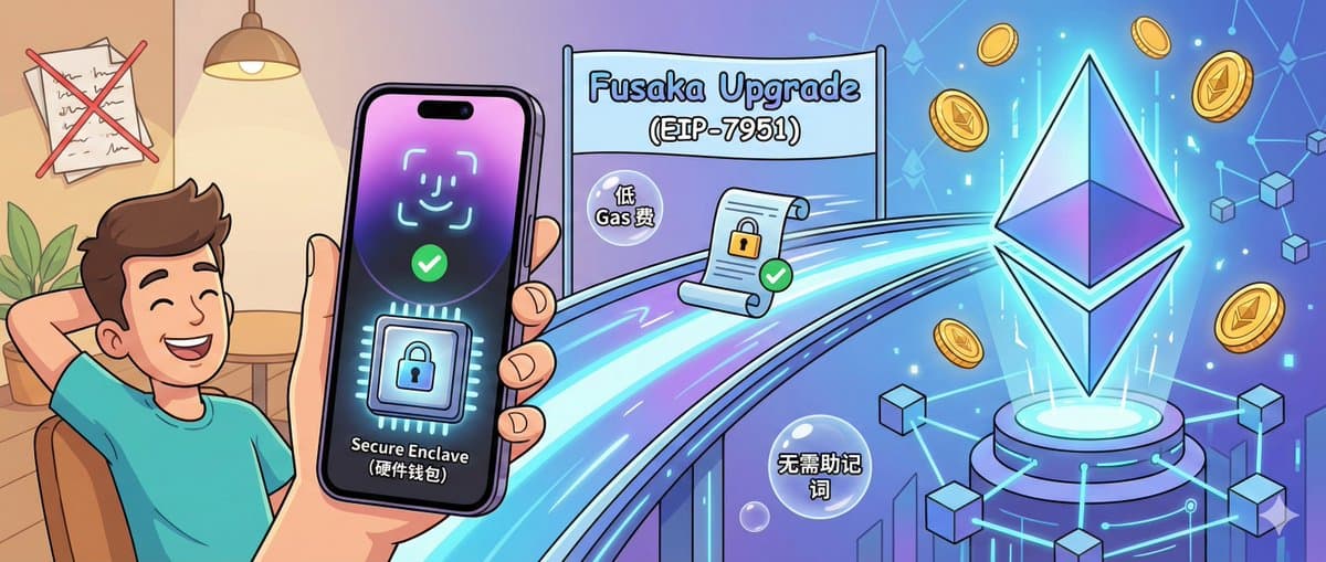 以太坊 Fusaka 升级里的「特洛伊木马」:如何把几十亿台手机变成硬件钱包?