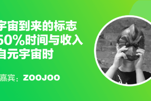 元连线 | ZOOJOO:元宇宙到来的标志是50%的时间与收入来自元宇宙时